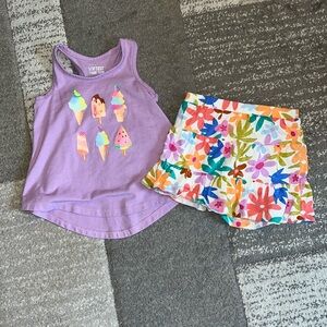 Summer tank and skort outfit